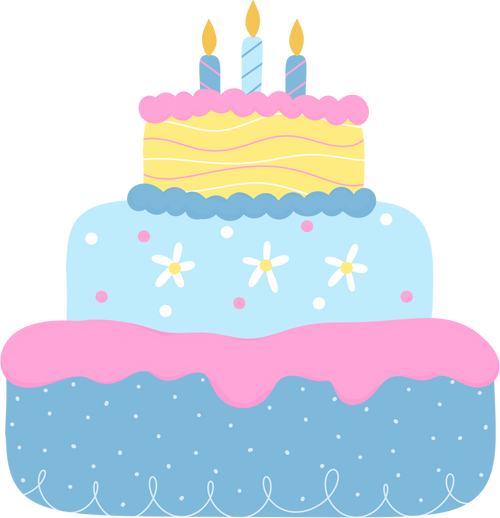 Tiered Birthday Cake
